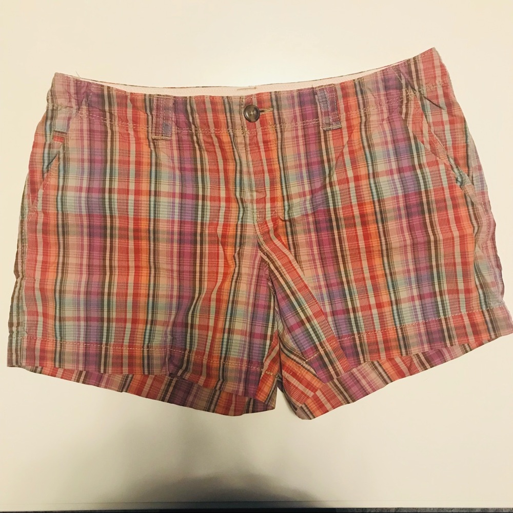 Old Navy plaid shorts
